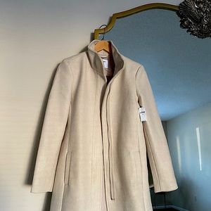 Old navy soft brushed funnel neck coat